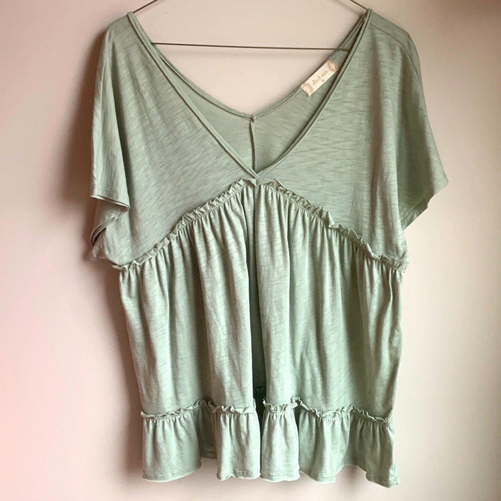 Altar’d State Green Short sleeve babydoll fit